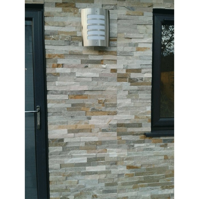 Quartzite Oyster Random Beige Brick Split Face Mosaic Tile 15*60